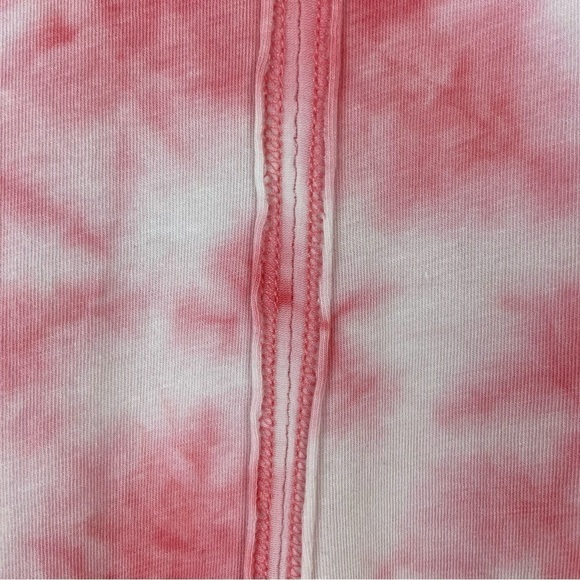 Calvin Klein CK Performance Activewear Pink & White Tie Dye Top Size Extra Large - Picture 6 of 11